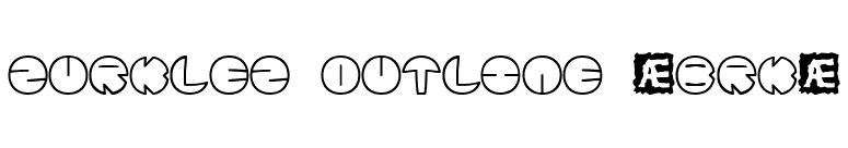 Zurklez Outline (BRK) font preview