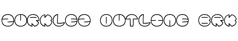 Zurklez Outline BRK font preview