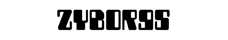 Zyborgs font preview