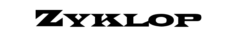 Zyklop font preview