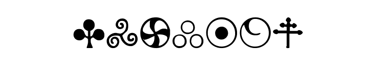 Zymbols font preview